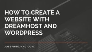 How to create a WordPress website with DreamHost