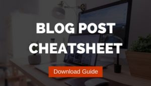 Cheatsheet for blog posts