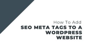 how to add seo meta tags to a wordpress website