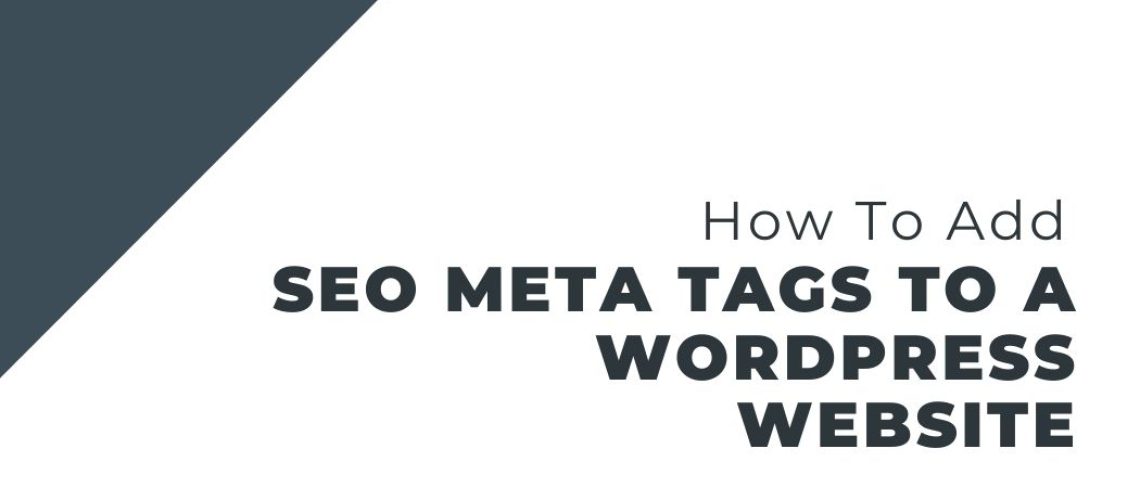 how to add seo meta tags to a wordpress website